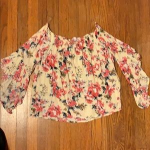 Off the shoulder blouse